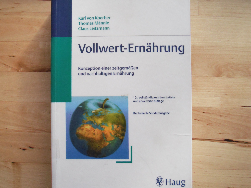 Koerber, Männle, Leitzmann. Vollwert-Ernährung. Cover